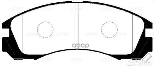 Ckkh-25 Колодки тормозные дисковые перед