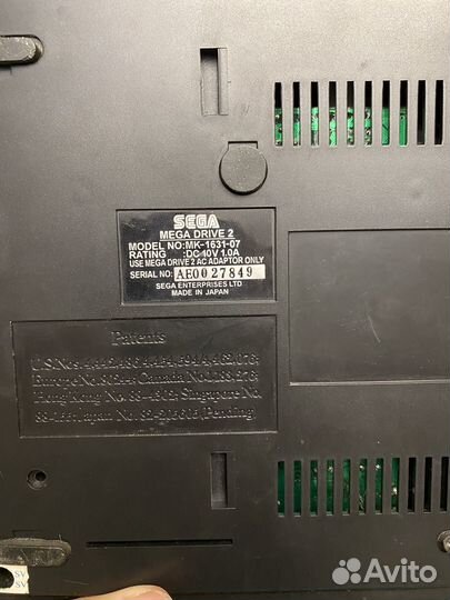 Игровая приставка sega mega drive 2