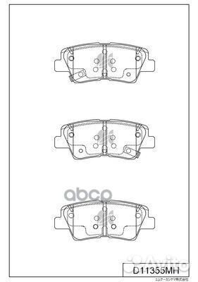 Колодки тормозные дисковые + противоскрипные пл