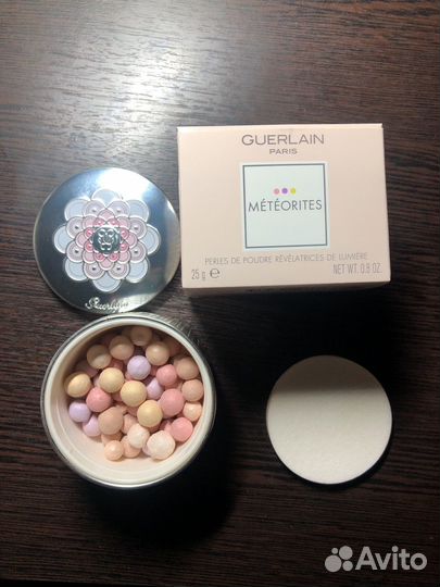 Guerlain. Пудра, праймер метеориты, кисть