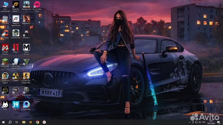 Пк/комплект с монитором