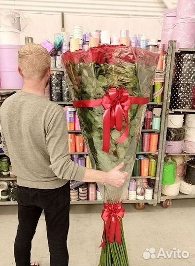 Высокие розы