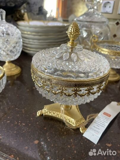 Вазы хрусталь Бельгия