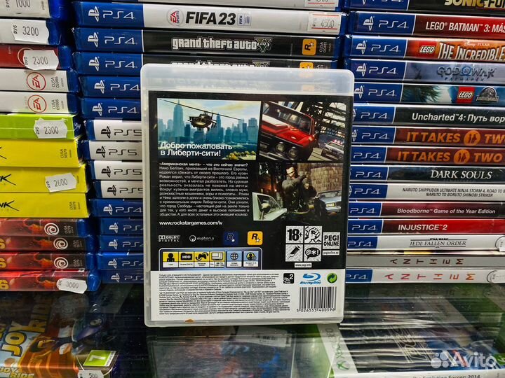 GTA Grand Theft Auto 4 PS3