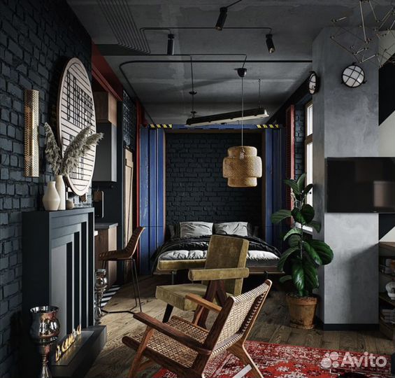 Харизматичный дизайн интерьера