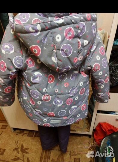 Зимний костюм для девочки 122