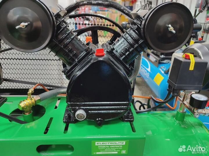 Компрессор Electrolite 490/100/10 2,2 кВт, 490 л/м