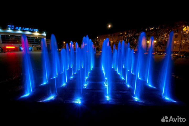 Пешеходный фонтан