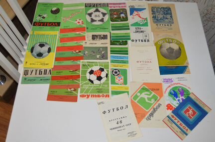 Программы ч-т СССР. футбол 1980-1983, 1985,1986