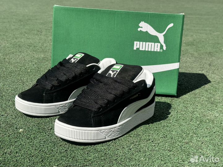 Puma Suede XL дутыши черные