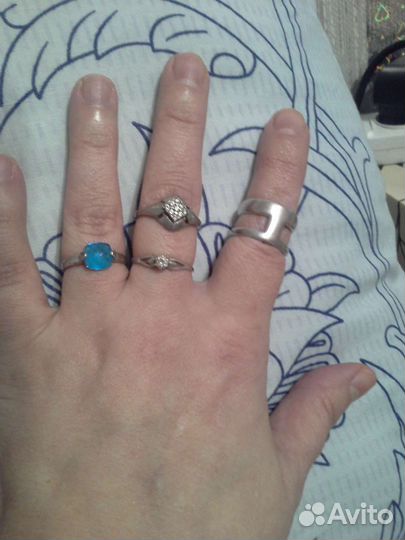 Серебряные колечки