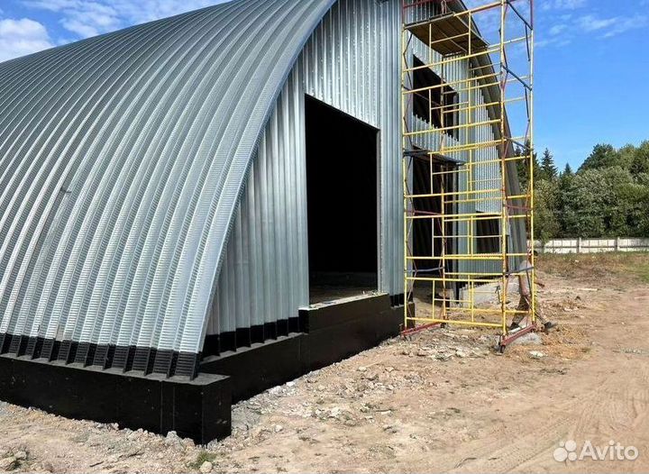 Ангар арочный