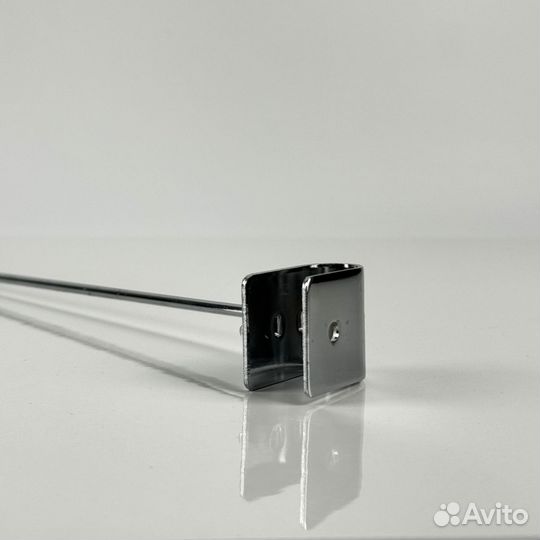 Крючок на овальную трубу L250мм d4мм, хром