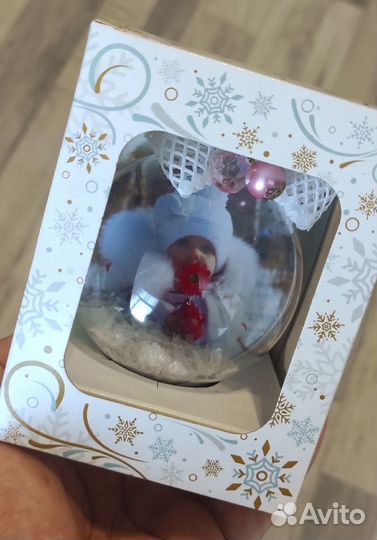 Елочный шар с фото