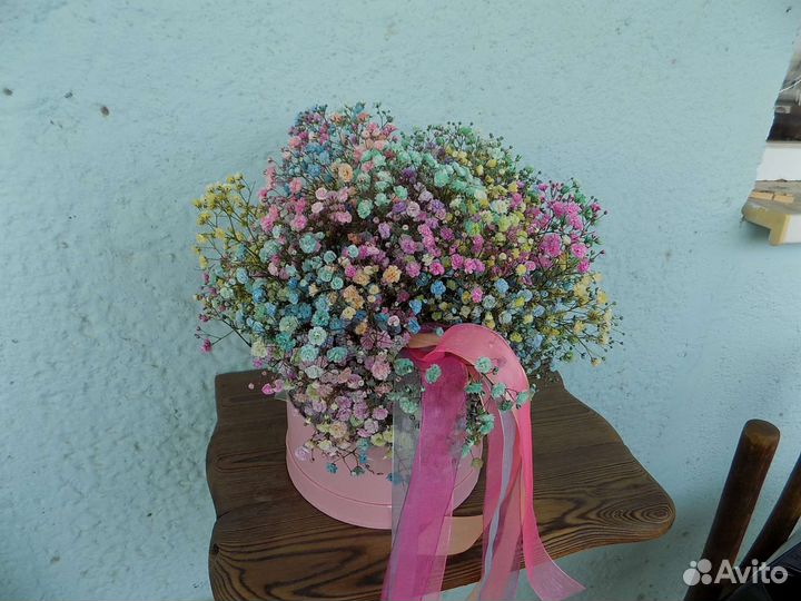 Гипсофила. Букеты. Коробки