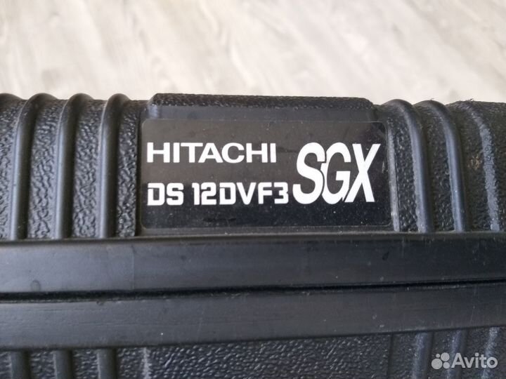 Шуруповерт hitachi ds 12 dvf 3,с кейсом