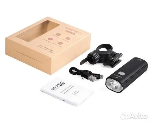 Фара для велосипеда Gaciron V20C, 400Lm, USB