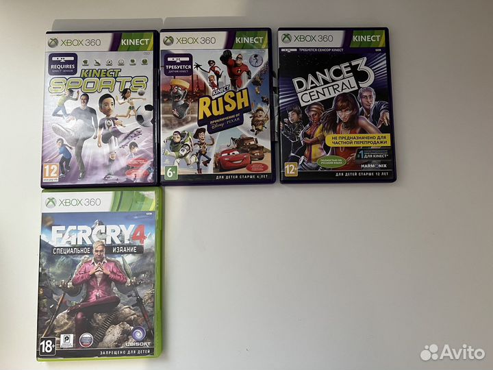 Xbox 360, Kinect, игры