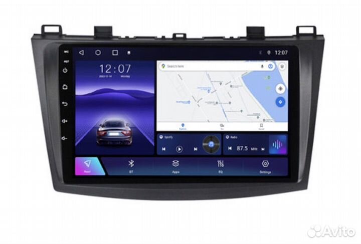 Шустрая магнитола mazda 3 BL 4/64 DSP CAR play