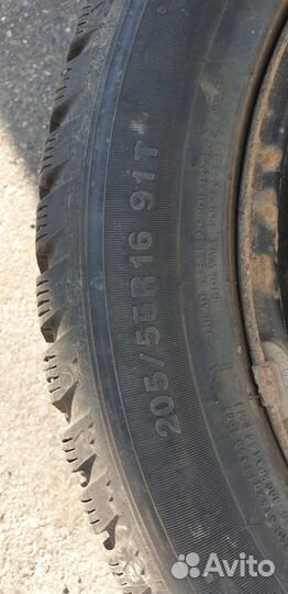 Колеса в сборе 205/55 R16 Kumho Штамп KIA 6.5X16(5