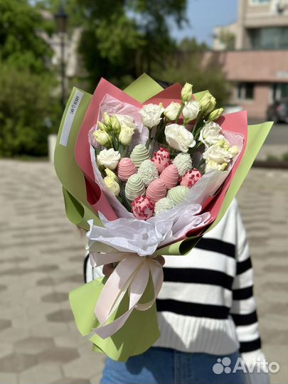 Букеты с клубники в шоколаде