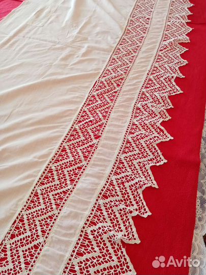 Подзор. Двойное кружево. Есть разрывы