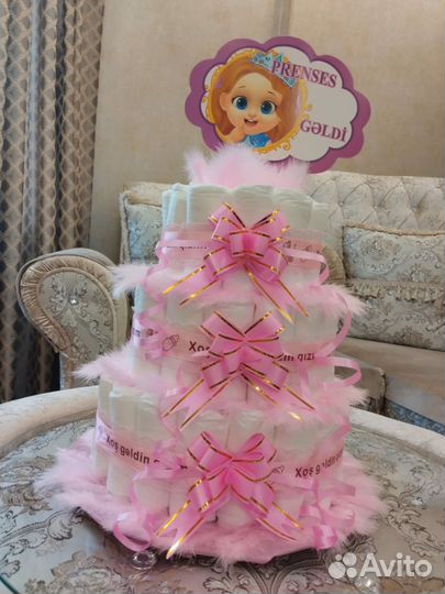 Торт из памперсов