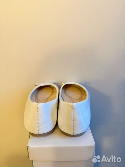 Балетки детские белые