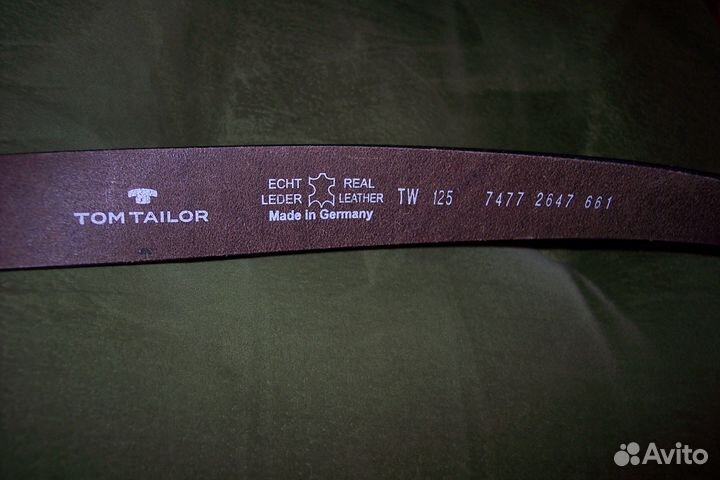 Ремень брючный Tom Taylor Germany длина 125 см