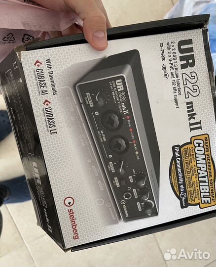 Внешняя звуковая карта Steinberg UR22mkII