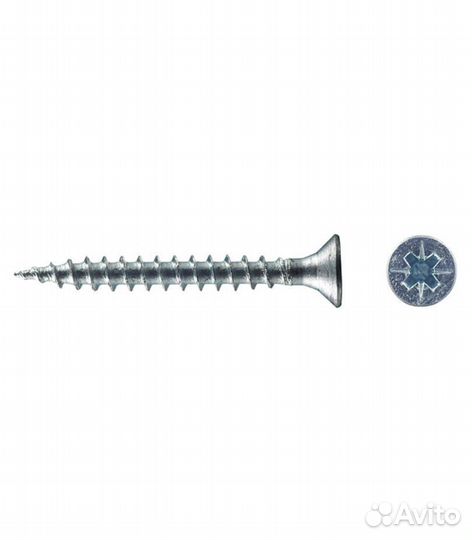 Саморезы универсальные 25x3,0 мм оцинкованные (200