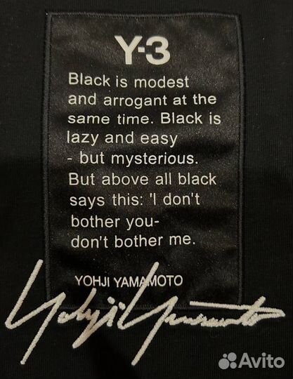 Yohji yamamoto Y-3 свитшот