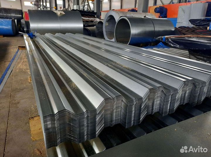 Профлист оцинкованный 0.4х1150х6000 1180 С8