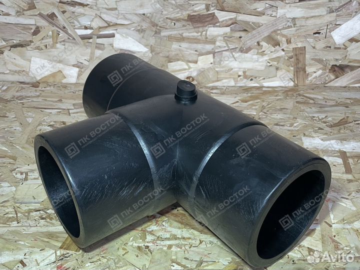 Тройник пнд пэ100 SDR11 d 160 литой равнопроходной