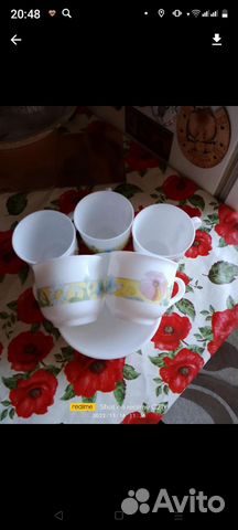Чайные чашки с блюдцами СССР
