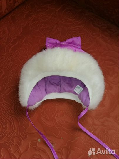 Шапка зимняя для девочки 38-42