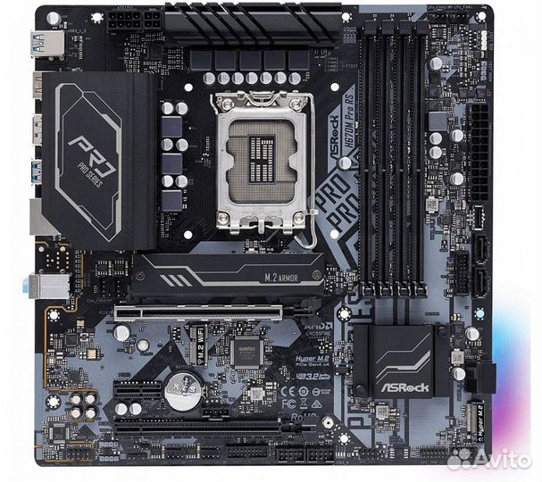 Материнская плата Asrock H670M Pro RS D4