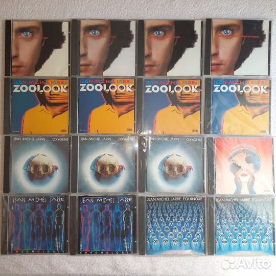 Фирменные компакт диски(CD) ELO;yello;J.M.Jarre