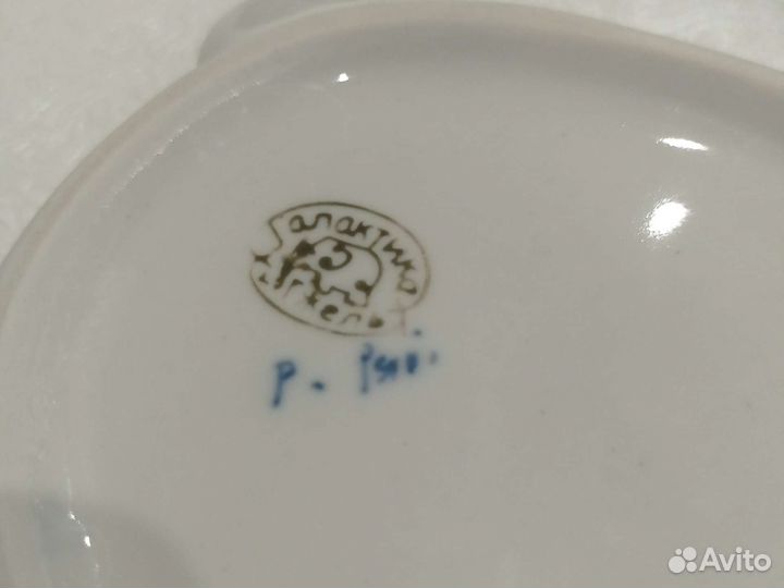 Пепельница. Гжель