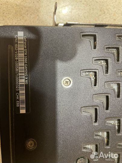 Видеокарта gtx 1060 6gb MSI gaming X