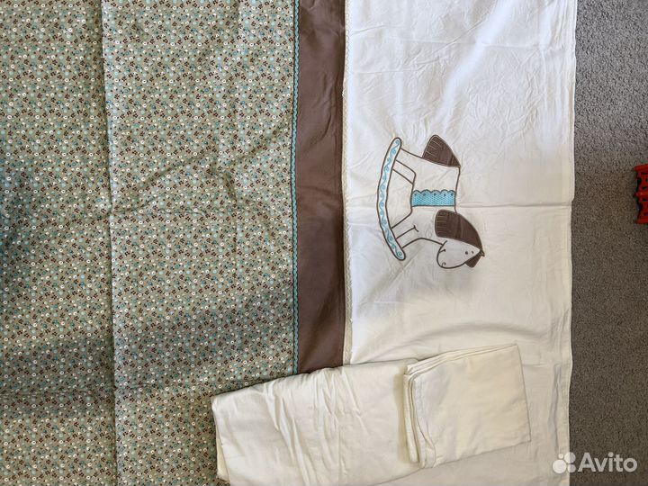 Бортики+одеяло+постельное белье