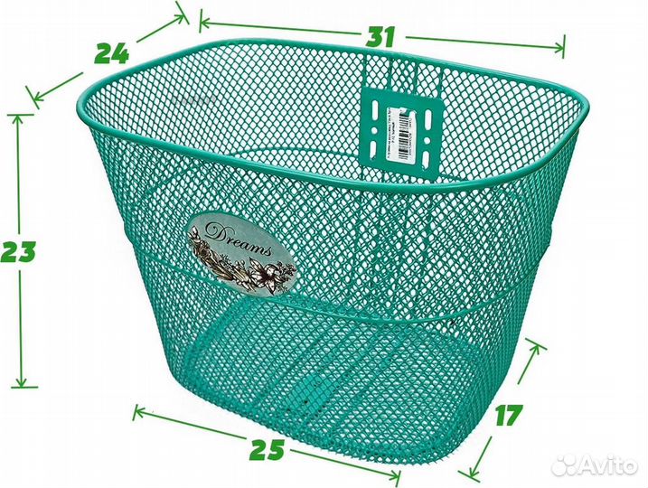 Корзина на велосипед Vinca Sport P 02