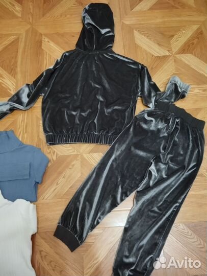 Велюровый костюм водолазки zara девочки