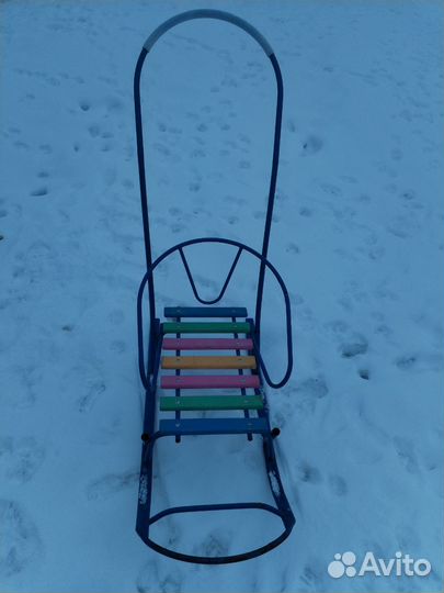 Детские зимние санки