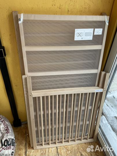 Детская кроватка IKEA деревянная