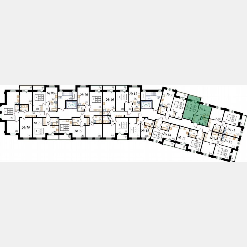 1-к. квартира, 36,2 м², 2/8 эт.