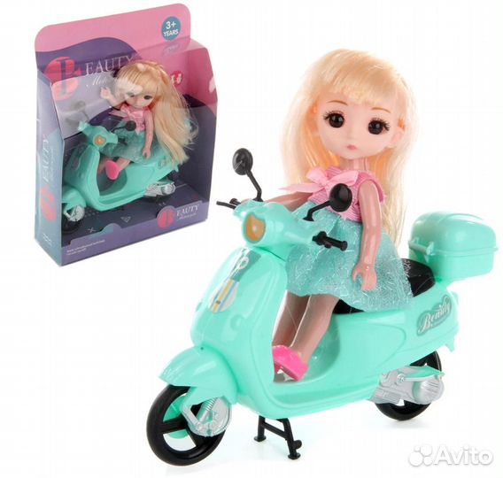 Кукла на мотоцикле 117876