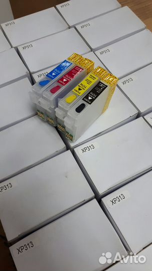 Перезаправляемые картриджи для Epson XP313 (T1711