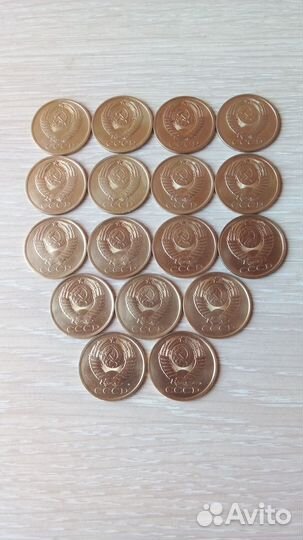 Монеты СССР (1, 2, 3, 5 копеек)