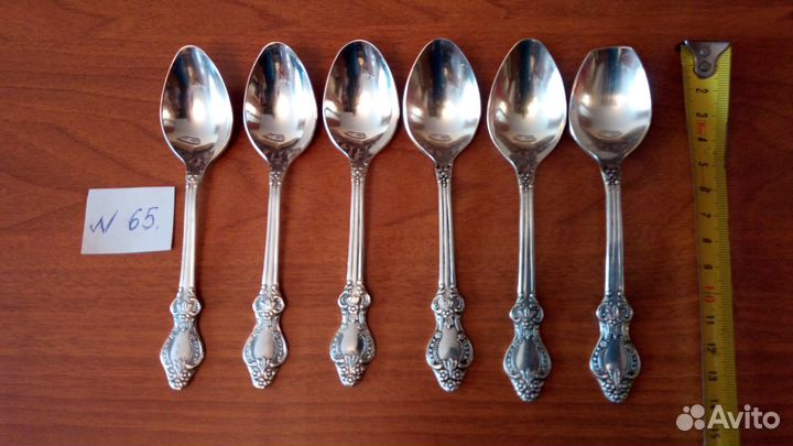 Чайные ложки Серебряная роза